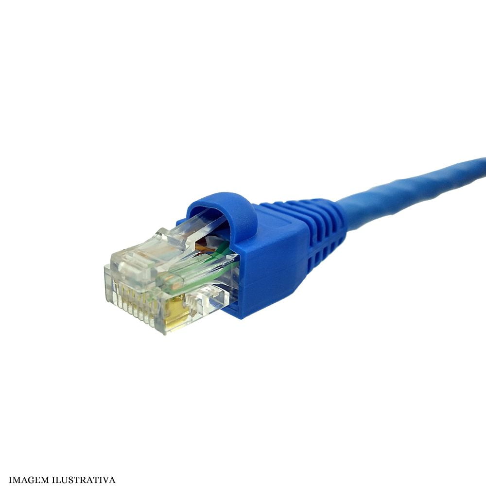 Patch Cord Cat Nexans Cm Azul Awg Ed Cabos