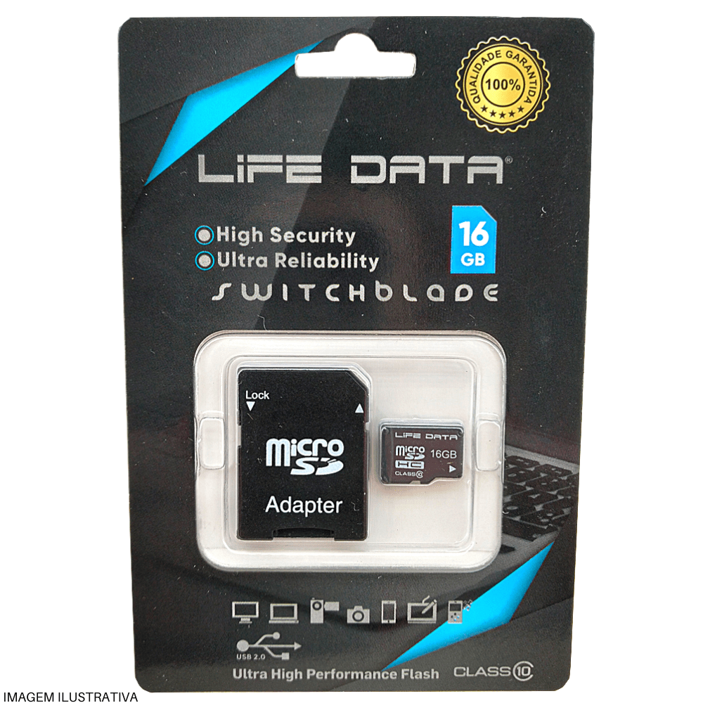 Cartão de Memória Micro SD 16GB