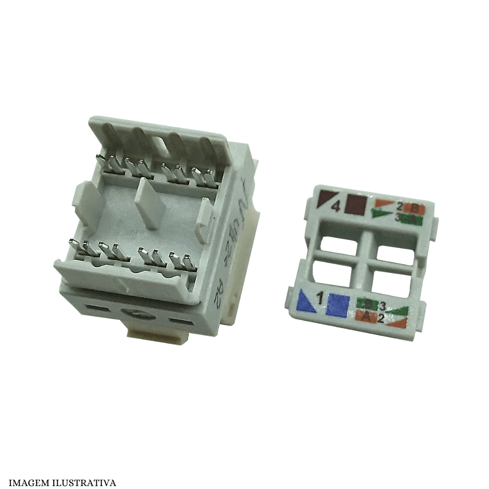 Keystone RJ45 Femea Cat6 Nexans ED CABOS