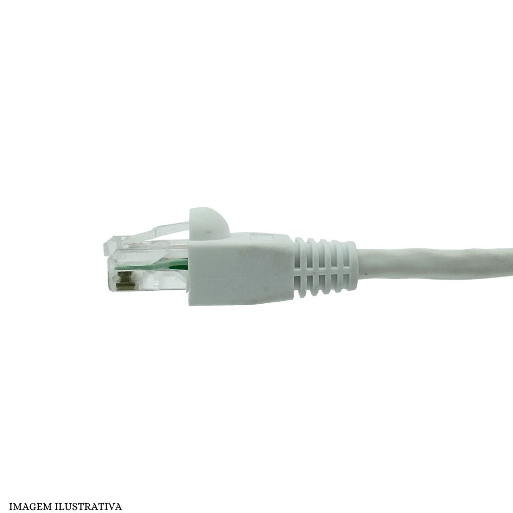 Patch Cord CAT5e UTP Branco ED CABOS