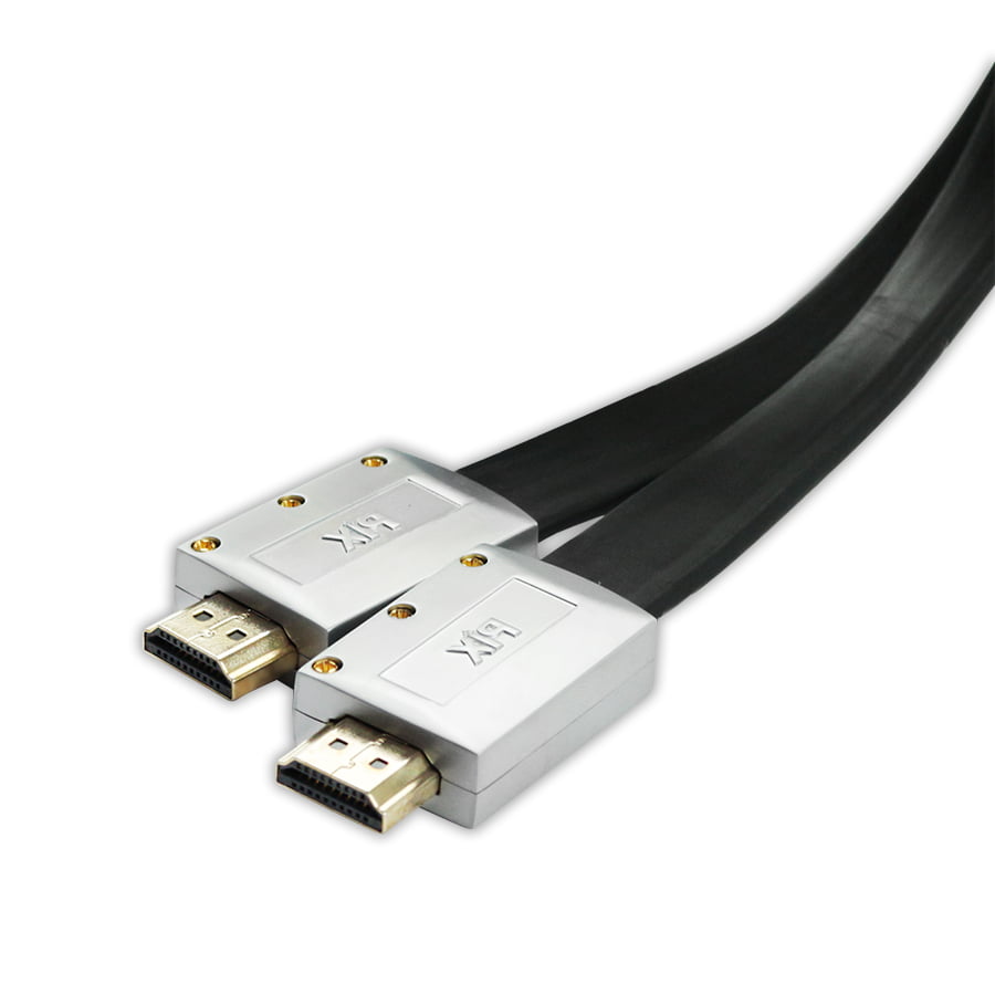 Cabo HDMI Flat 2.0 4K com Malha Náutica 10,0 Metros - solucaocabo