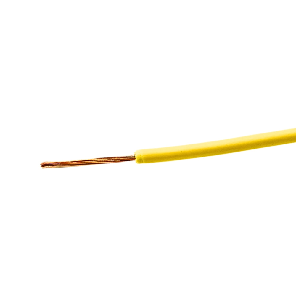 Fio 1mm Amarelo Flexível Elétrico 750V