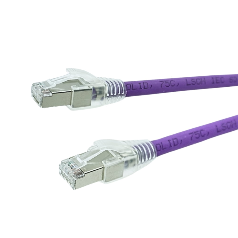 Patch Cord Cat6A Blindado F/UTP Siemon LSZH Lilás