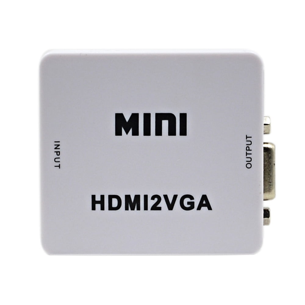 Conversor HDMI para VGA + Audio com Fonte