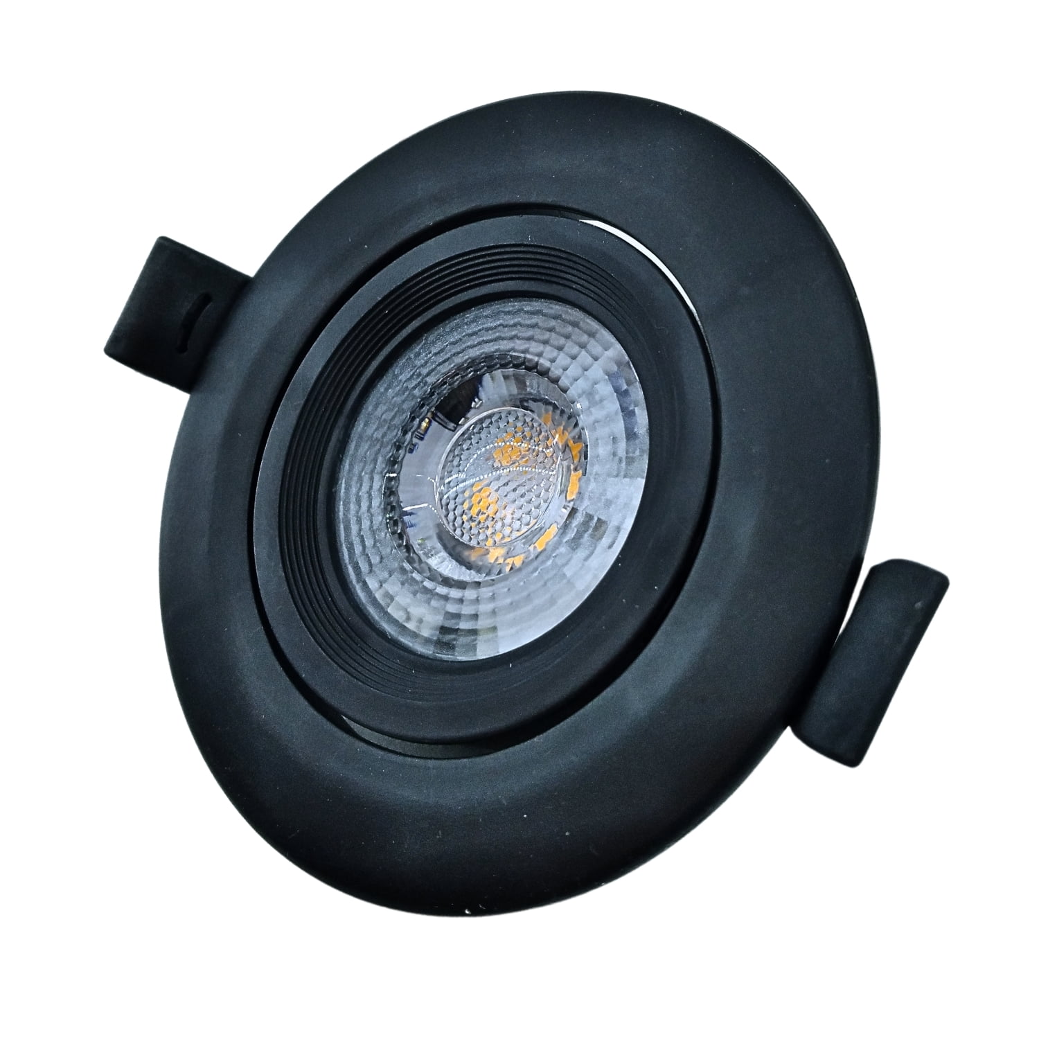 Spot Led Embutir Redondo 3W Preto Elgin 3000K