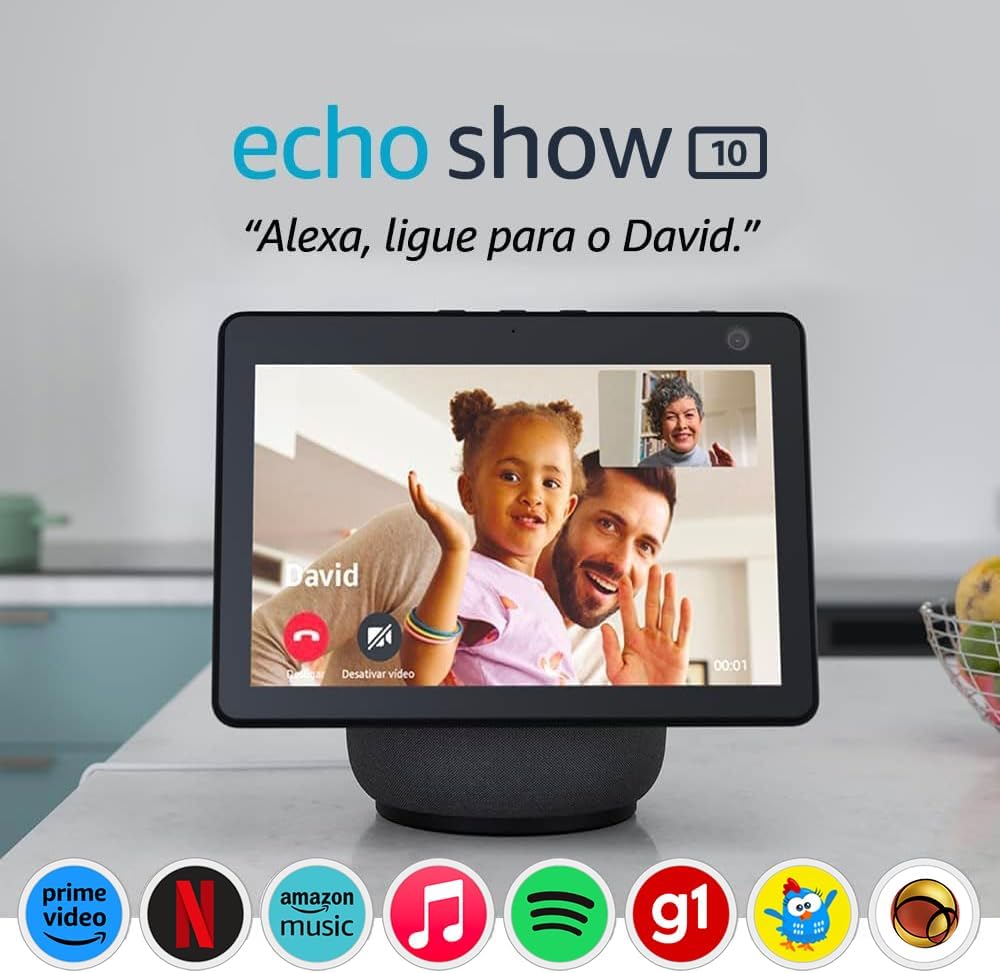 Alexa Echo Show 10 1ª Geração Assistente Virtual