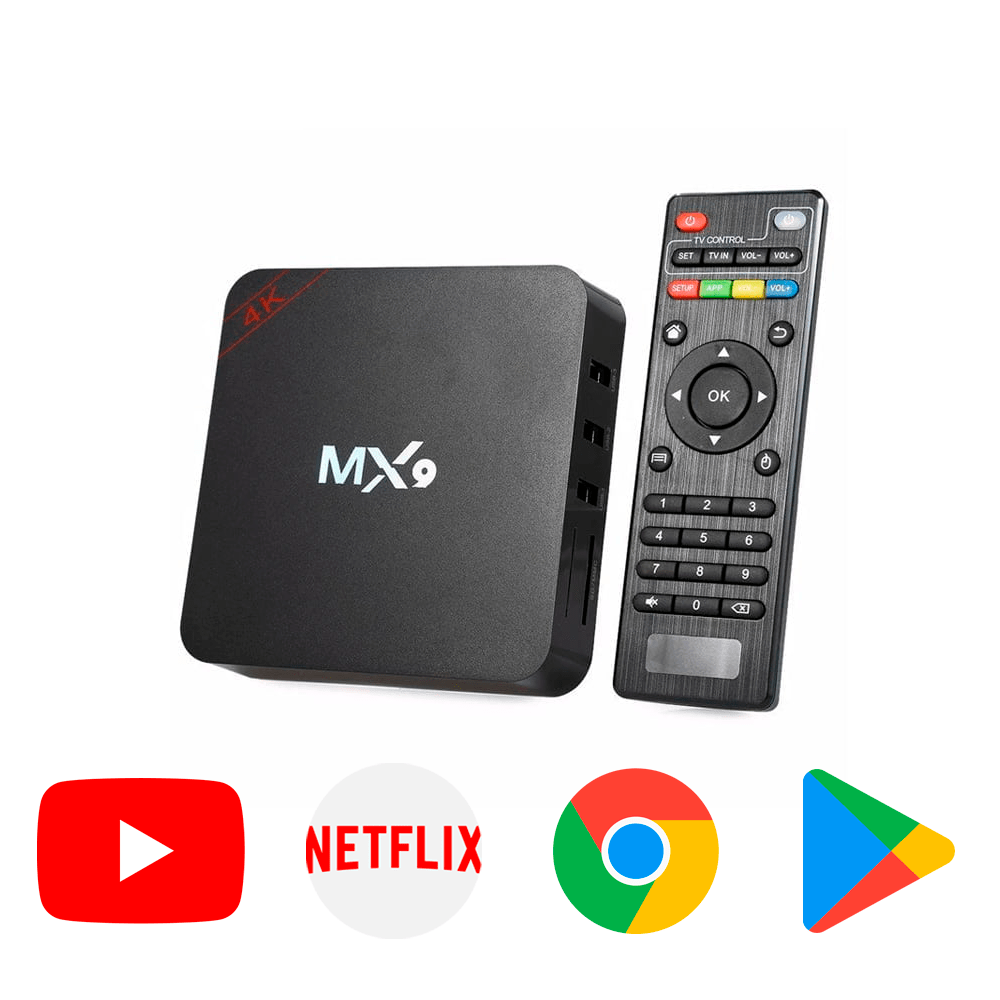 Android TV Box 4K NETFLIX, YOUTUBE, FACEBOOK