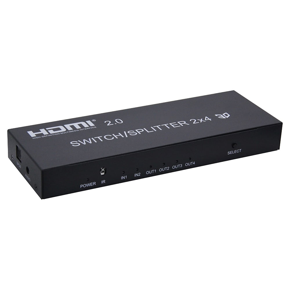 Distribuidor Switch Splitter HDMI 2X2 (2 entradas - 2 salidas