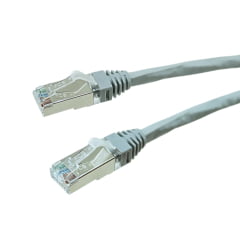 Patch Cord Cat6A 1,5 Metros Cinza F/UTP GigaLan CM 35085010