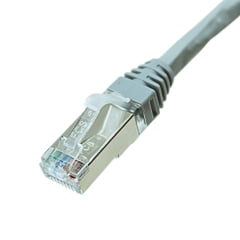 Patch Cord Cat6A 1,5 Metros Cinza F/UTP GigaLan CM 35085010