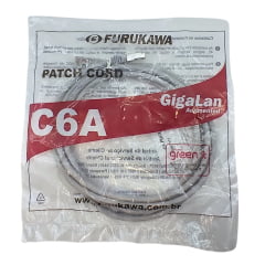 Patch Cord Cat6A 1,5 Metros Cinza F/UTP GigaLan CM 35085010