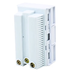 Tomada Dupla 20A 250V Monobloco Separadas Ilumi Slim 86121