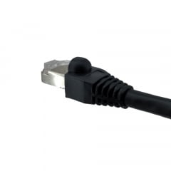 Patch Cord CAT6 Blindado F/UTP Preto Norphel