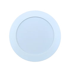 Plafon Redondo Sobrepor 6W LED Branco Quente Elgin