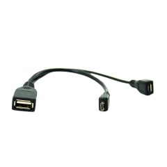 Cabo OTG V8 Micro USB com Carregador e Adaptador