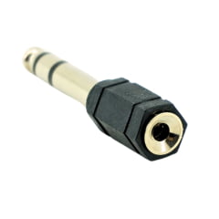 Adaptador P2 Fêmea Para Plug P10 Macho