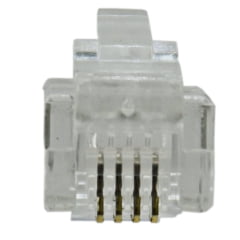 Conector RJ11 6 Vias e 4 Contatos 6x4 (CY-7006)