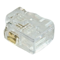 Conector RJ11 6x6 para Linhas Telefônicas Múltiplas