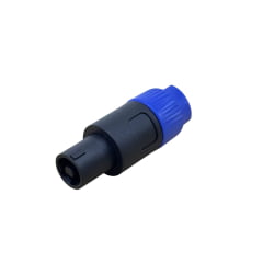 Conector Speakon 4 Vias Preto