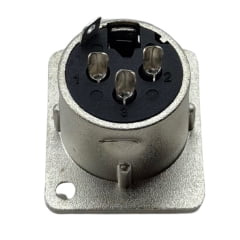 Conector XLR Fêmea Painel Santo Angelo P3FNN01