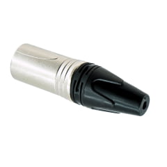 Conector XLR Macho 3 Pinos para Áudio Profissional