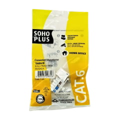 Keystone CAT6 SohoPlus Furukawa 568A/B Branco