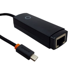 Adaptador USB C para RJ45 LAN 1000Mbps BASEUS WKQX000301