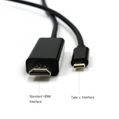 Cabo USB C para HDMI 1,5 Metros Full HD