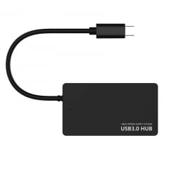 Hub USB C 4 Portas Preto