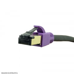 Patch Cord CAT8 Blindado SFTP 2000MHZ 26AWG