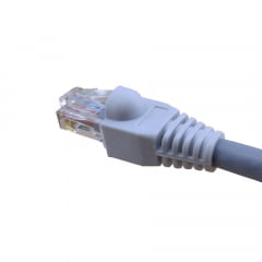 Patch Cord Cat6 Cinza Copperlan 23AWG 10/100/1000MBPS