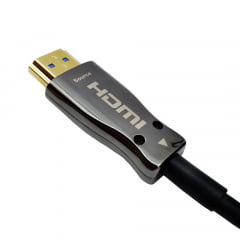 Cabo HDMI 2.0 60 Metros Fibra Óptica 4k Ultra HD 19 Pinos @60Hz