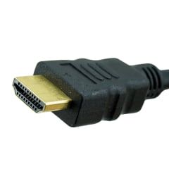 Cabo Extensor HDMI 30CM Macho-Fêmea C/ Encaixe Para Painel