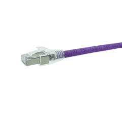 Patch Cord Cat6A Blindado F/UTP Siemon LSZH Lilás