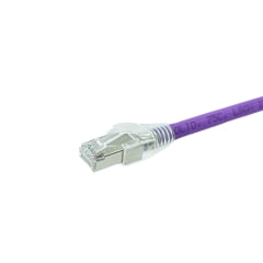 Patch Cord Cat6A Blindado F/UTP Siemon LSZH Lilás