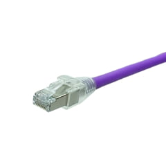 Patch Cord Cat6A Blindado F/UTP Siemon LSZH Lilás