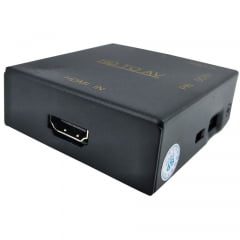 Conversor HDMI para RCA Auto Scale com cabo USB