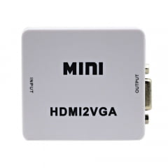 Conversor HDMI para VGA com Fonte
