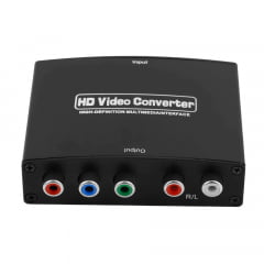 Conversor HDMI para Vídeo Componente Ypbpr + áudio