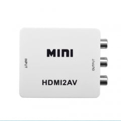 Conversor HDMI RCA com Cabo USB Alimentação 5v