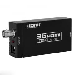 Conversor SDI para HDMI 1080P HD-SDI 3G-SDI com Fonte