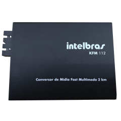 Conversor de Mídia 100Mbps 2KM KFM 112 Intelbras