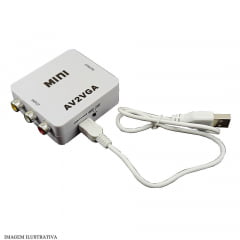 Conversor RCA para VGA com Cabo USB