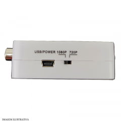 Conversor RCA para VGA com Cabo USB