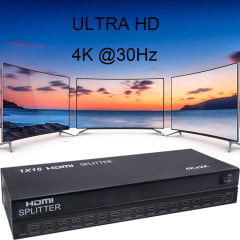 Splitter HDMI 1X16 4K Ultra HD Com Fonte