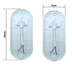 Luminária Tartaruga LED 8W Branco Frio Elgin