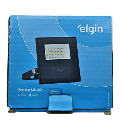 Refletor Led 30W Elgin Branco Frio 6500K Externo