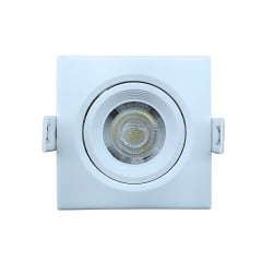 Spot Led Embutir Quadrado 3W Branco Elgin 3000K