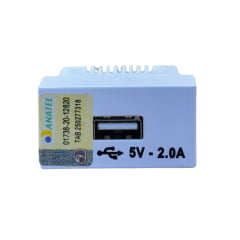 Módulo USB Tomada Branco 5V 2A Ilumi 8191