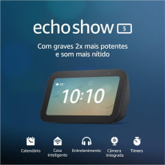 Amazon Alexa Echo Show 5 3ª Geração Assistente Virtual